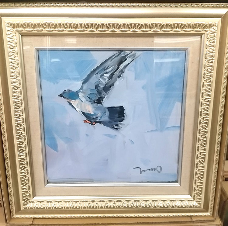 大澤喜一 古い教会 巴里 絵画 油絵（美品大澤喜一 古い教会 巴里
