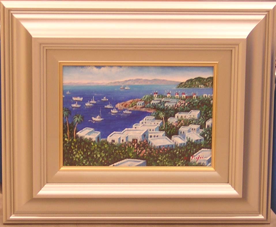 油絵絵画戸田彰秋のせせらぎ