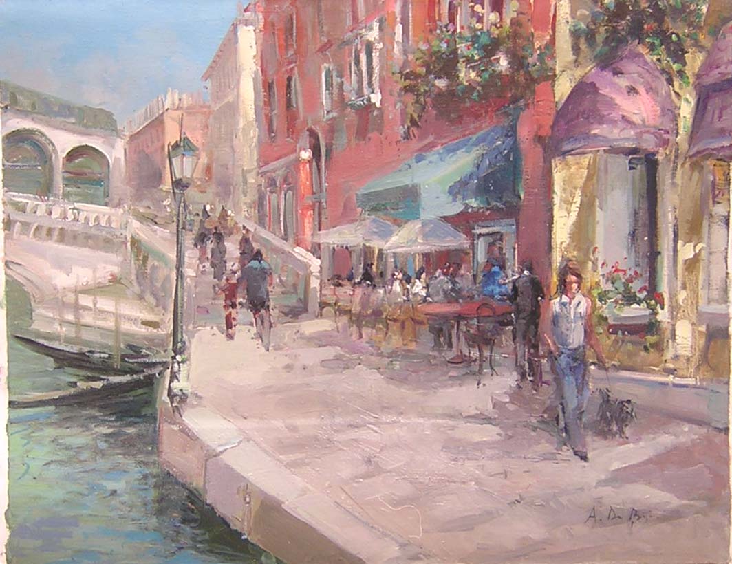 油絵 絵画 戸田彰 秋のせせらぎ